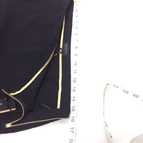Donna Karan Black High Waist Flare Leg Trousers Size 12 New With Tag - Picture 4 of 5